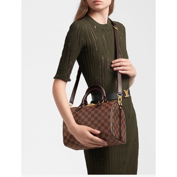 Louis Vuitton Speedy Bandouliere 25 Damier bag - Picture 15 of 16